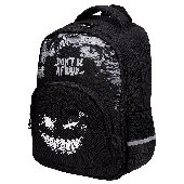 Рюкзак BRAUBERG SOFT, 2 отделения, 3 кармана, "Don't be afraid", СВЕТЯЩИЙСЯ, 40х31х15 см, 271364