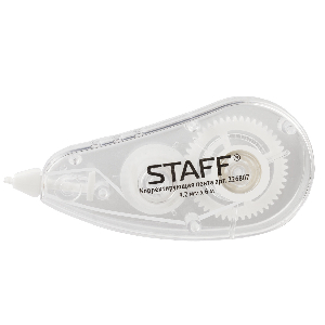Корректирующая лента STAFF, 4,2 мм х 6 м, корпус прозрачный, блистер, 226807