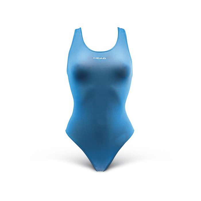Купальник HEAD SOLID ULTRA, для тренировок, р.42, цв.голубой., 452003