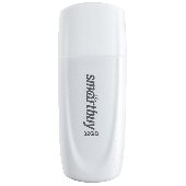 Флеш-диск 32 GB SMARTBUY Scout USB 2.0, белый, SB032GB2SCW