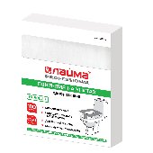 Покрытия на унитаз ЛАЙМА, 1/4 сложения, КОМПЛЕКТ 100 шт., 37х41 см (MERIDA, ASTER, LIME, KSITEX) КЛАССИК, 128813