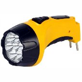 Фонарь Smartbuy SBF-86-Y, аккумуляторный, светодиодный, 7 LED, прямая зарядка от сети, желтый, 265957, SBF-86-Y