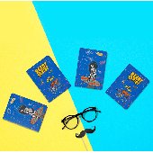 Записная книжка А6, 32л., Swag, сшивка, 80г/м2, тонированный блок, ассорти, 284498, HPR112