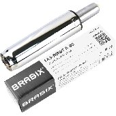Газ-лифт BRABIX A-80 суперкороткий, ХРОМ, длина в открытом виде 305 мм, d50 мм, класс 2, 532003