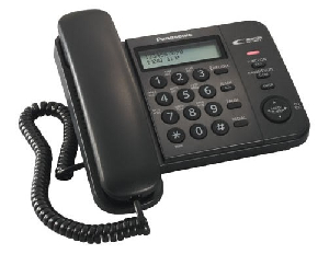 Телефон Panasonic KX-TS2356RUB (черный)