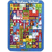 Головоломка Woodlandtoys "Тетрис большой "С Новым Годом", 308848