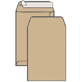 Пакет почтовый В4, UltraPac, 250x353мм, коричневый крафт, отр. лента, 90г/м2 (250 шт)