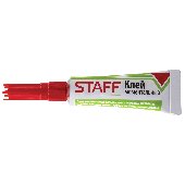 Клей моментальный (суперклей) STAFF НОВАЯ УПАКОВКА, 3 г, на ленте, 604224