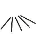 Набор стандартных наконечников Nicom для стилусов Wacom Intuos 4/5 ACK-20001, черный, 5 шт