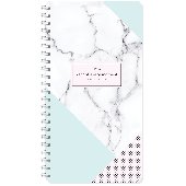 Телефонная книга А5, 80л., на гребне OfficeSpace "Стиль. Marble design", с высечкой