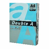 Бумага цветная DOUBLE A, А4, 80 г/м2, 500 л., интенсив, синяя