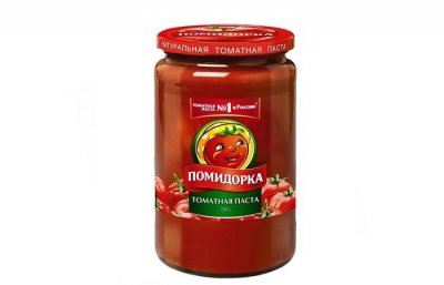 Томатная паста "Помидорка" ст.б. 720мл/700г, в упаковке по 6 штук