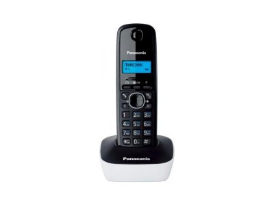 Радиотелефон Panasonic KX-TG1611RUW (черный/белый)
