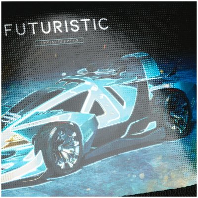 Пенал 1 отделение, 190*115 ArtSpace "Futuristic car", ламинированный картон, фольга, 331910