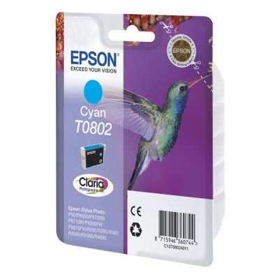 Струйный картридж Epson Stylus Photo P50 Cyan (Оригинальный) C13T08024011