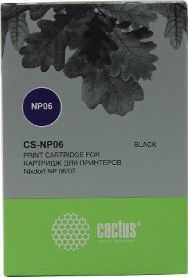 Картридж матричный Cactus 1750076156 CS-NP06 черный для Nixdorf NP 06