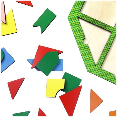 Игра-головоломка Woodlandtoys "Калейдоскоп. Полянка", 311256