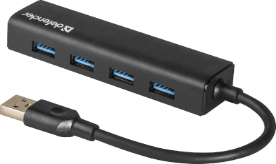 Универсальный USB разветвитель Defender Quadro Express USB3.0, 4 порта