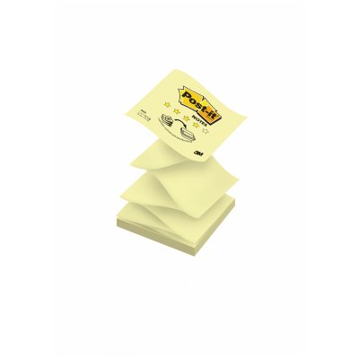 Самоклеящийся блок Post-it Original, Z-сложение 76*76мм, 100л, канареечный желтый, 097547, R330