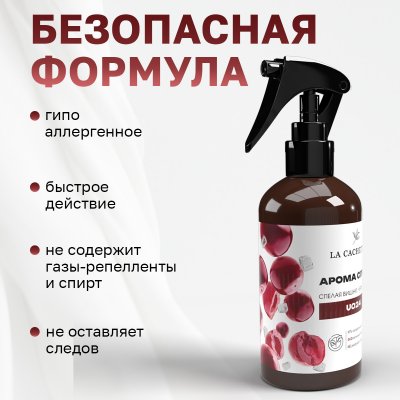 Парфюмированный спрей для дома и авто La Cachette U024 Lost Cherry, 250мл (на водной основе)
