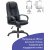 Кресло компьютерное BRABIX PREMIUM "Rapid GM-102", НАГРУЗКА 180 кг, экокожа/ткань, черное/серое, 532105