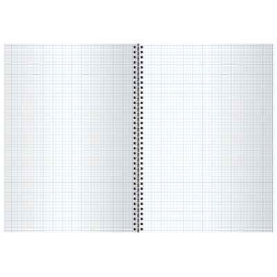 Тетрадь 96л., А4, клетка на спирали OfficeSpace, бумвинил, 162013