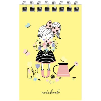 Блокнот А7 40л. на гребне ArtSpace Be happy, 276081, Б7к40гр_24240