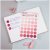 Наклейки бумажные MESHU "Trecker dots pink", 328507