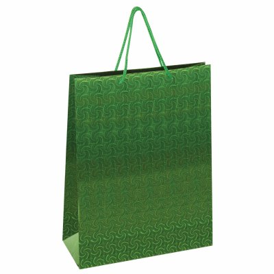 Пакет подарочный 33x12,7x44,7 см, ЗОЛОТАЯ СКАЗКА голография, 3 цвета, 606610