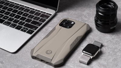Чехол для iPhone 13 Pro Gravastar Ferra Desert Sand, MagSafe