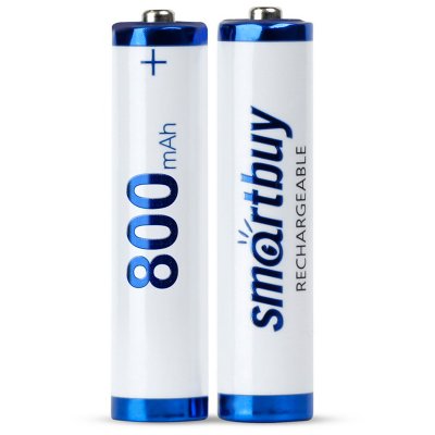 Аккумулятор Smartbuy AAA (HR03) 800mAh 2BL, 321344, SBBR-3A02BL800