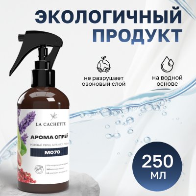 Парфюмированный спрей для дома и авто La Cachette M070 Sauvage, 250мл (на водной основе)