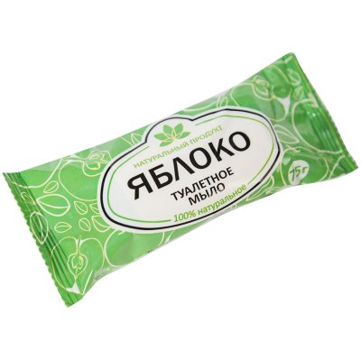 Мыло туалетное Донагропродукт "Яблоко", флоу-пак, 75г, 303246,