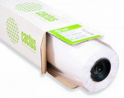 Бумага Cactus Eco CS-LFP80-410457E 410мм-45.7, 80г/м2, белый, втулка: 50.8мм (2") (упак.: 2рул)