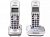 Радиотелефон Panasonic KX-TG2512RUS (серебристый, 2 трубки)