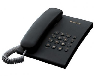 Телефон Panasonic KX-TS2350RUB (черный)