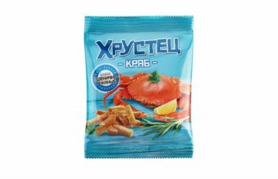 Сухарики «Хрустец» со вкусом краба 80г