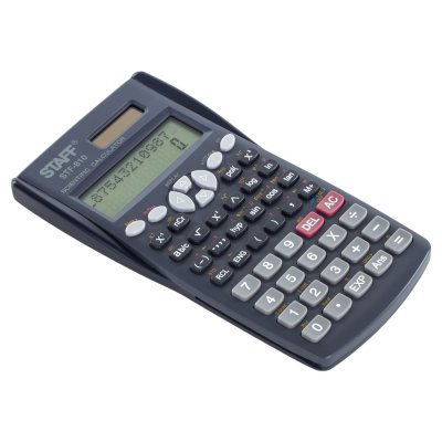 Калькулятор инженерный двухстрочный STAFF STF-810 (181х85 мм), 240 функций, 10+2 разрядов, двойное питание, 250280