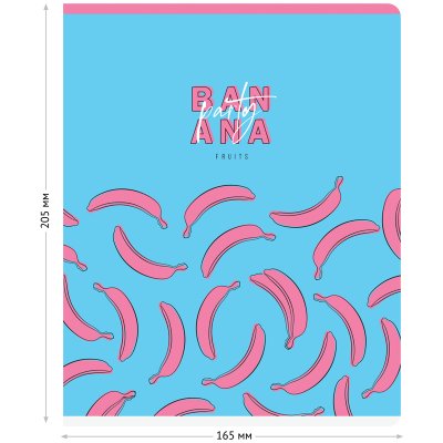 Тетрадь 40л., А5, линия ArtSpace "Стиль. Banana party", 294598