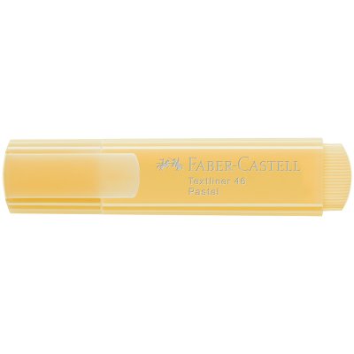 Текстовыделитель Faber-Castell "46 Pastel" ванильный, 1-5мм, 306104