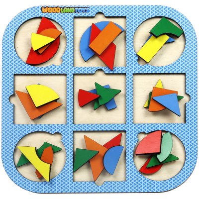 Игра-головоломка Woodlandtoys "Танграм. Калейдоскоп. Море", 308863