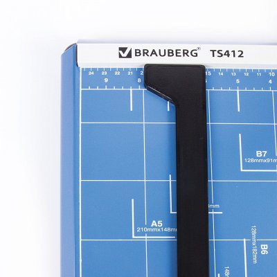 Резак сабельный TS412 SABER, на 12 л., длина реза 300 мм, металлическая основа, A4, BRAUBERG, 531800