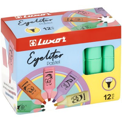 Текстовыделители Luxor Eyeliter Pastel пастельный зеленый, 1-4,5мм, 338391