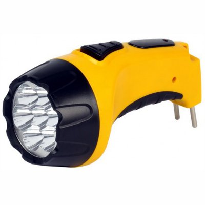 Фонарь Smartbuy SBF-86-Y, аккумуляторный, светодиодный, 7 LED, прямая зарядка от сети, желтый, 265957, SBF-86-Y