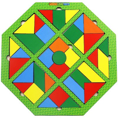 Игра-головоломка Woodlandtoys "Калейдоскоп. Полянка", 311256