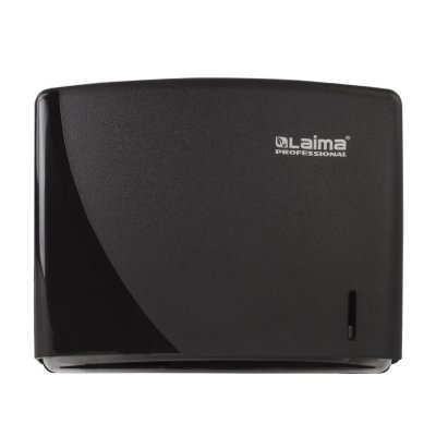 Диспенсер для полотенец LAIMA PROFESSIONAL ORIGINAL (Система H3), V (ZZ), черный, ABS-пластик, 605762