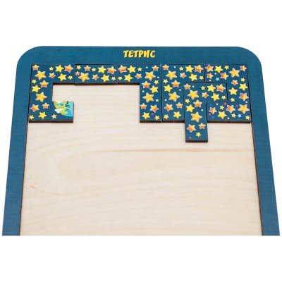 Игра-головоломка Woodlandtoys "Тетрис большой. Космос", 308868