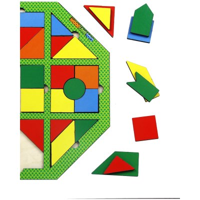 Игра-головоломка Woodlandtoys "Калейдоскоп. Полянка", 311256