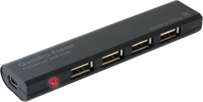 Универсальный USB разветвитель Defender Quadro Promt USB 2.0, 4 порта
