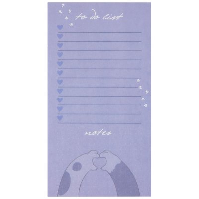 Блок для записей (To Do list) MESHU 8,0*15,0см, 50л., Meow power, на склейке, 341759, MS_46565